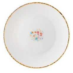 Confetti Set of 2 Dinner Plates with Crackled Rim