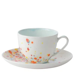 Confetti Set of 2 Tea Cups and Saucers