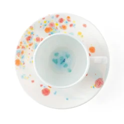Confetti Set of 2 Tea Cups and Saucers