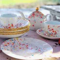Confetti Set of 2 Tea Cups and Saucers