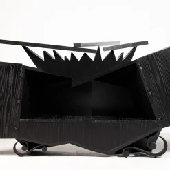 Conforme Al Plastico Black Lacquered Oak Sideboard