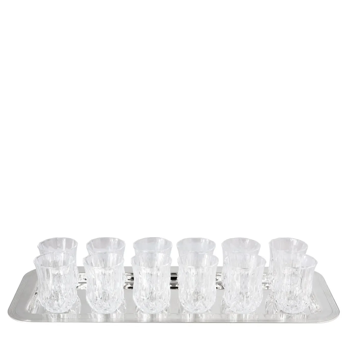 Conio Set of 12 Liquor Glasses with Tray