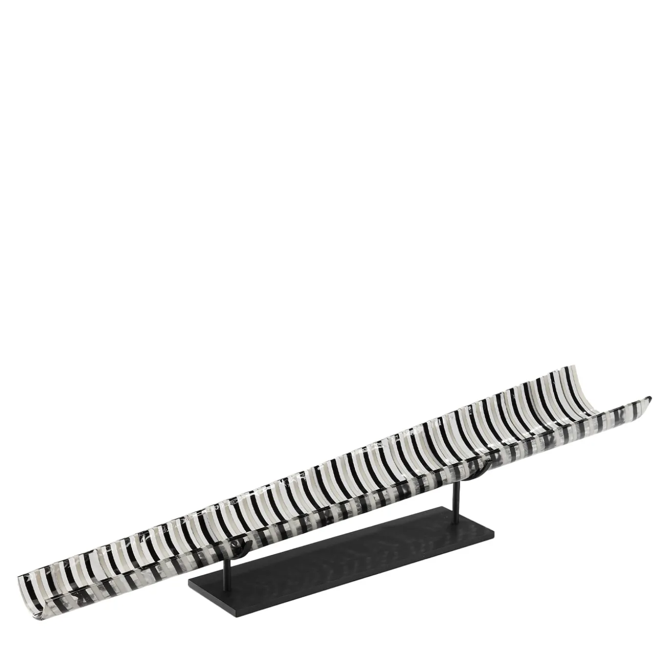 Cono Moods Conical Sculpture in Black and White