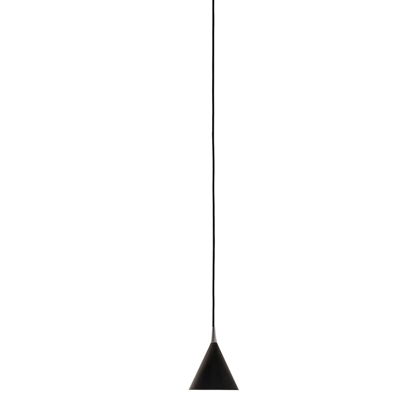 Cono Small Black Pendant Lamp by Carlo Guglielmi
