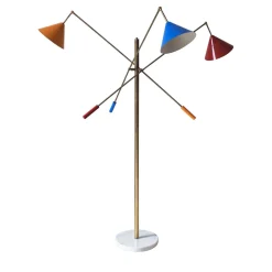 Contrappeso 3-Arm Brass RGB Floor Lamp