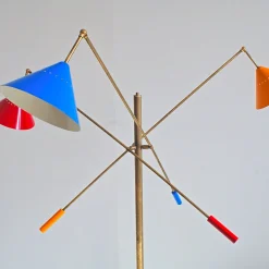 Contrappeso 3-Arm Brass RGB Floor Lamp