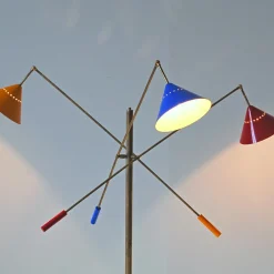 Contrappeso 3-Arm Brass RGB Floor Lamp