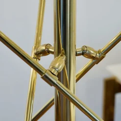 Contrappeso Terra Brass Three-Arm Floor Lamp