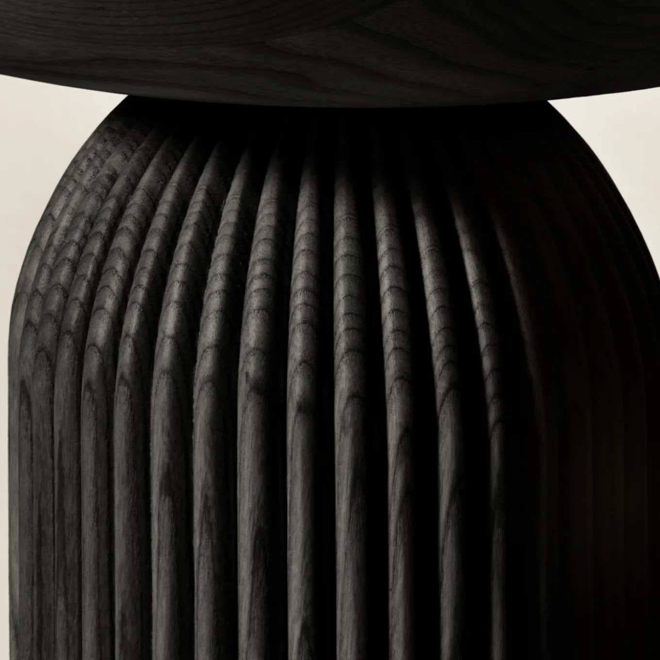 Convesso Black Ash Side Table