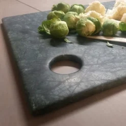 Convivio Maxi Trivet in Green Guatemala Marble