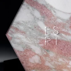 Convivio Set of 2 Coasters in Norwegian Rose Marble