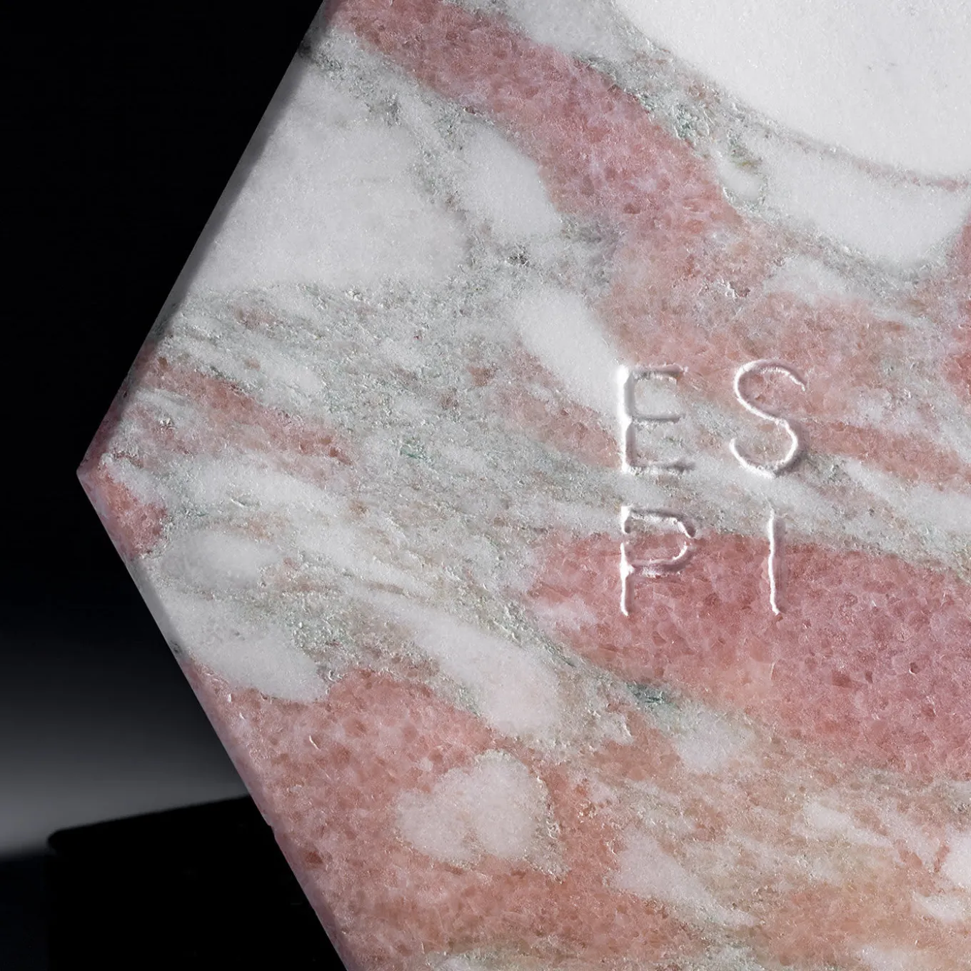 Convivio Set of 2 Coasters in Norwegian Rose Marble