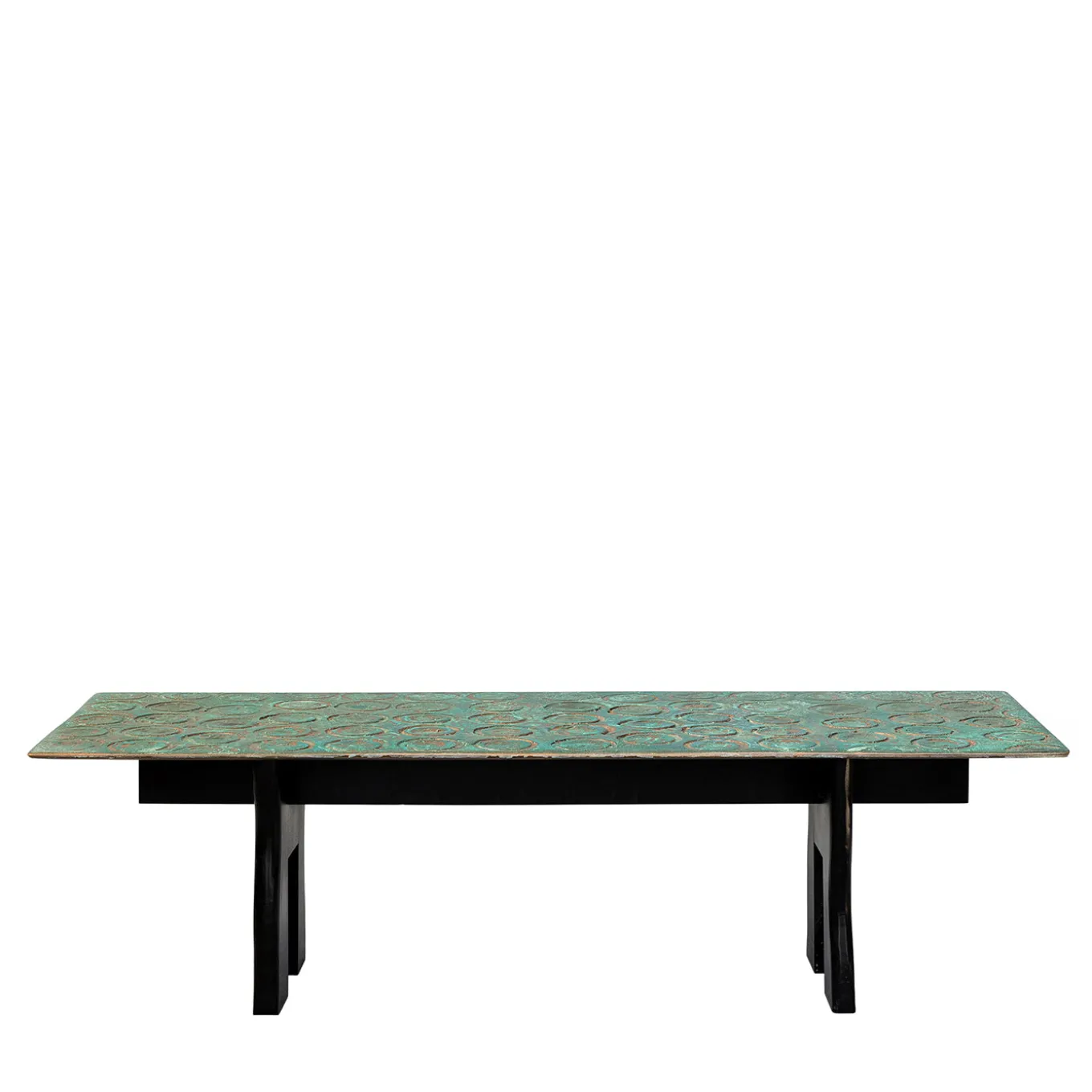 Copper Rectangular Coffee Table