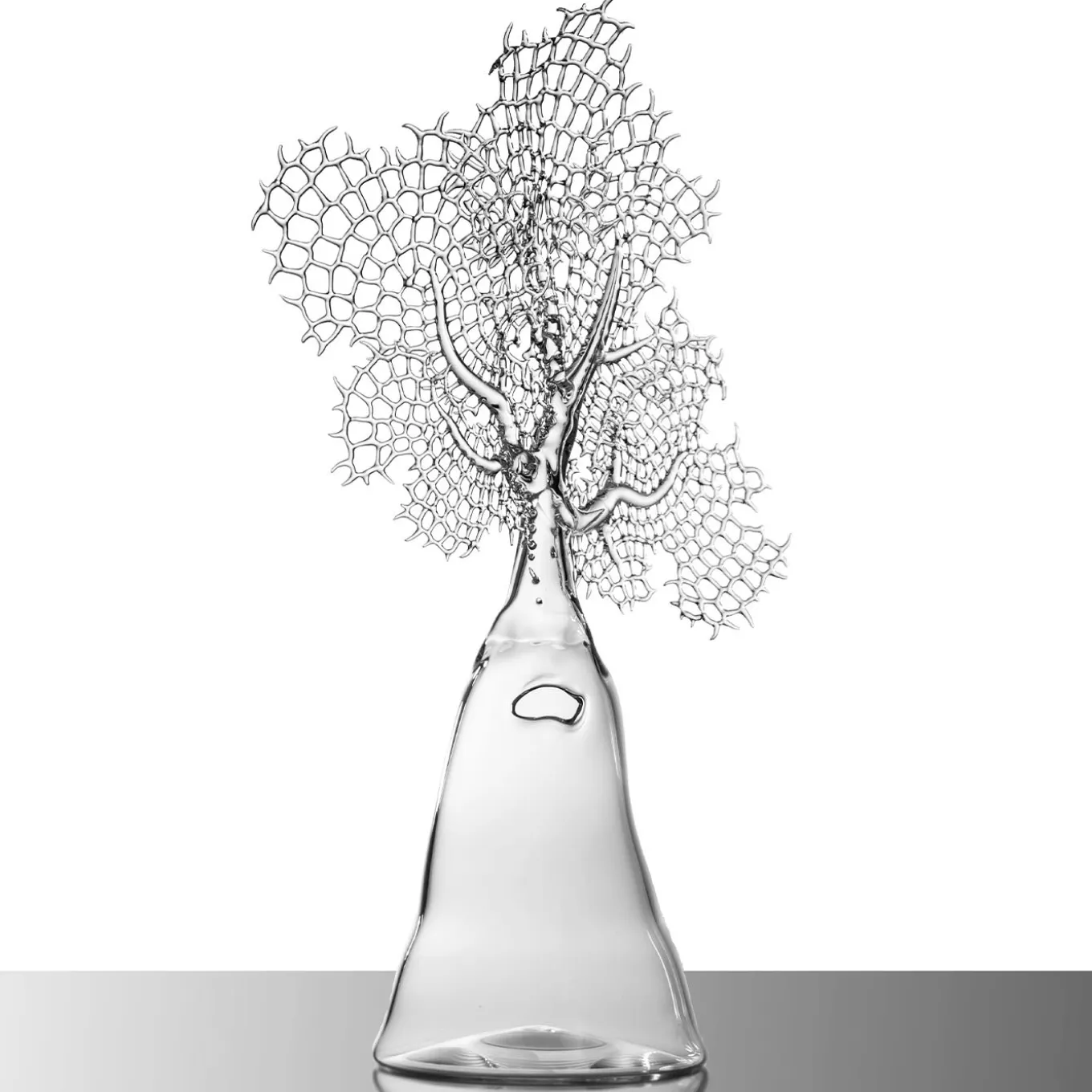 Coral Glass Sculpture