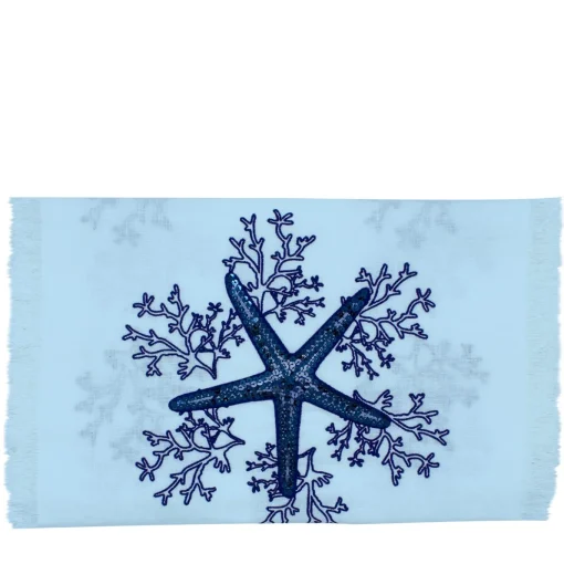 Corallo Blu Fringed Azure Runner