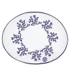 Corallo Blu Set of 2 Oval Embroidered Table Mats