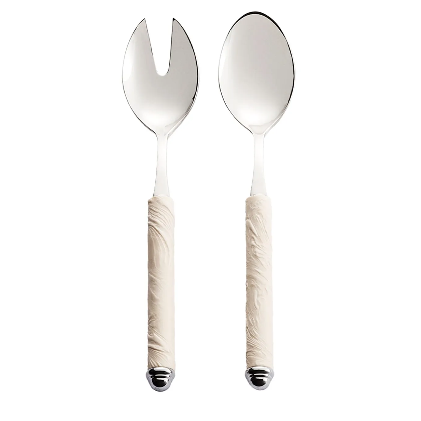 Corallo White Salad Serving Set