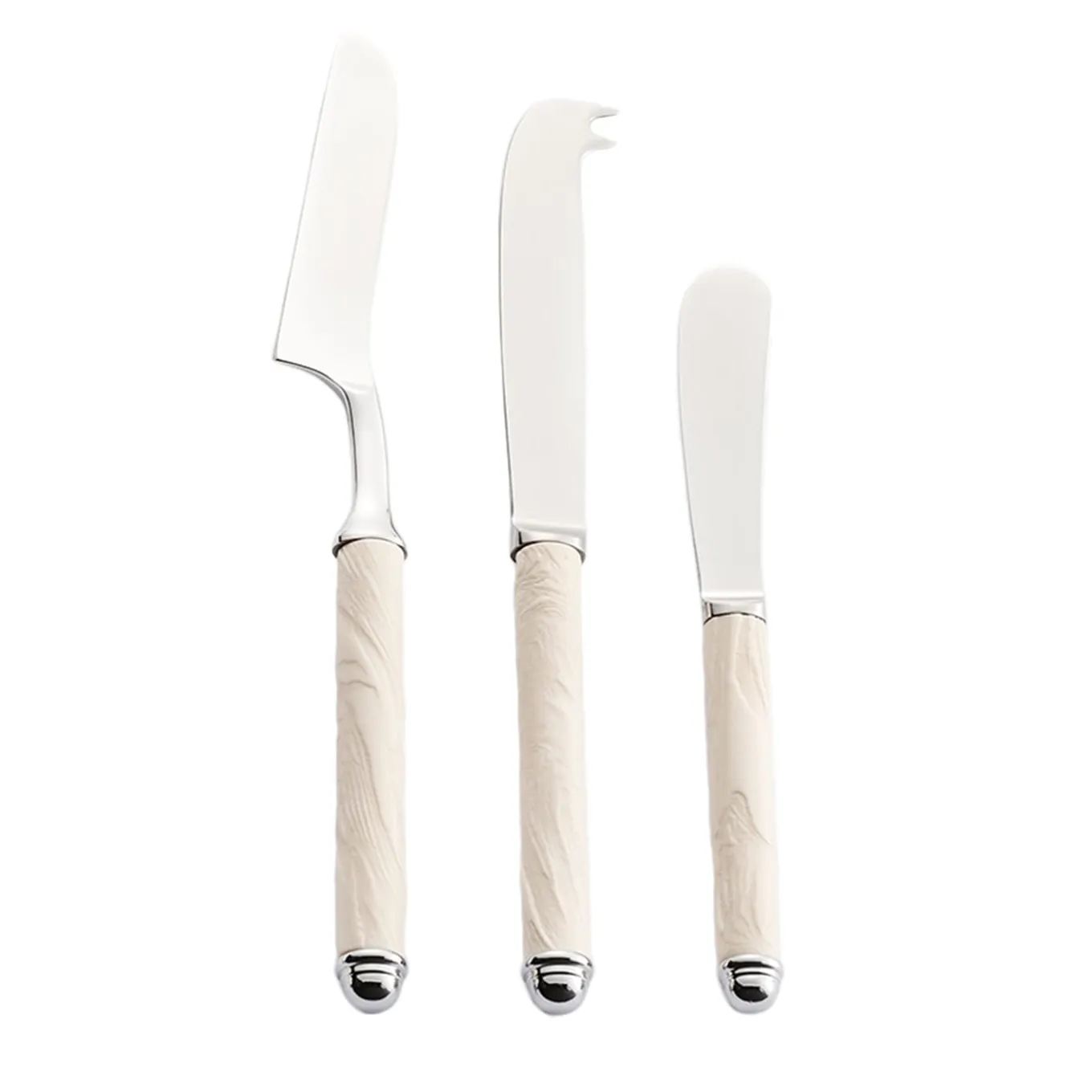 Corallo White Set of 3 Cheese Knives