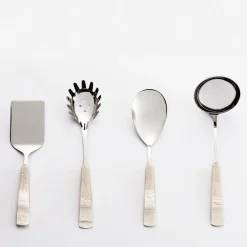 Corallo White Set of Kitchen Utensils