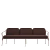 CORDA 3-Seater Brown Iron Outdoor Sofa by Zanellato&Bortotto