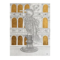 Cormorano su Ca' Dario Drawing