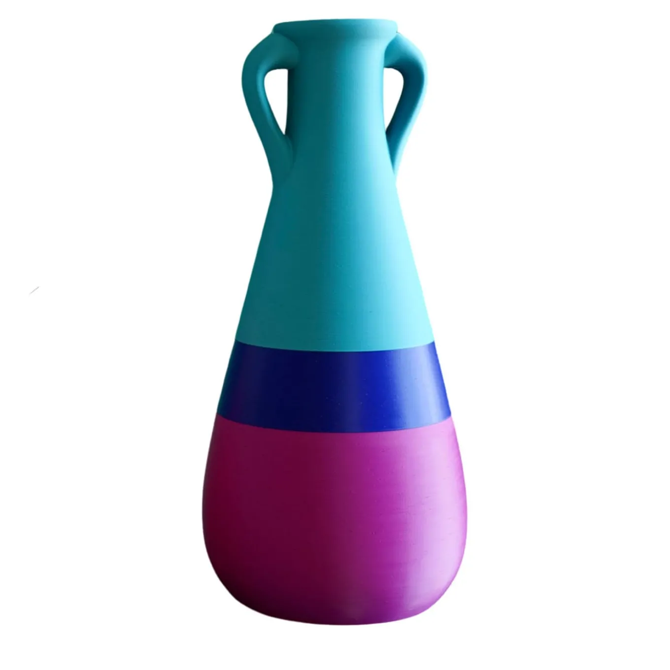 Cornelia XXL Fucsia Blue And Light Blue Amphora