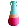Cornelia XXL Fucsia Pink And Light Blue Amphora