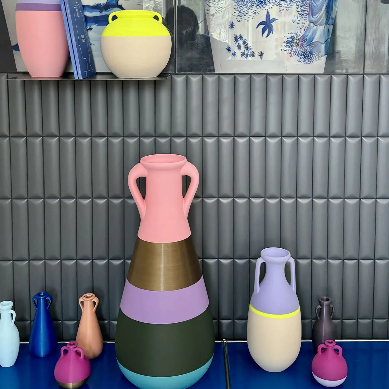 Cornelia XXL Multicolor Amphora