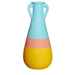 Cornelia XXL Yellow Pink And Light Blue Amphora