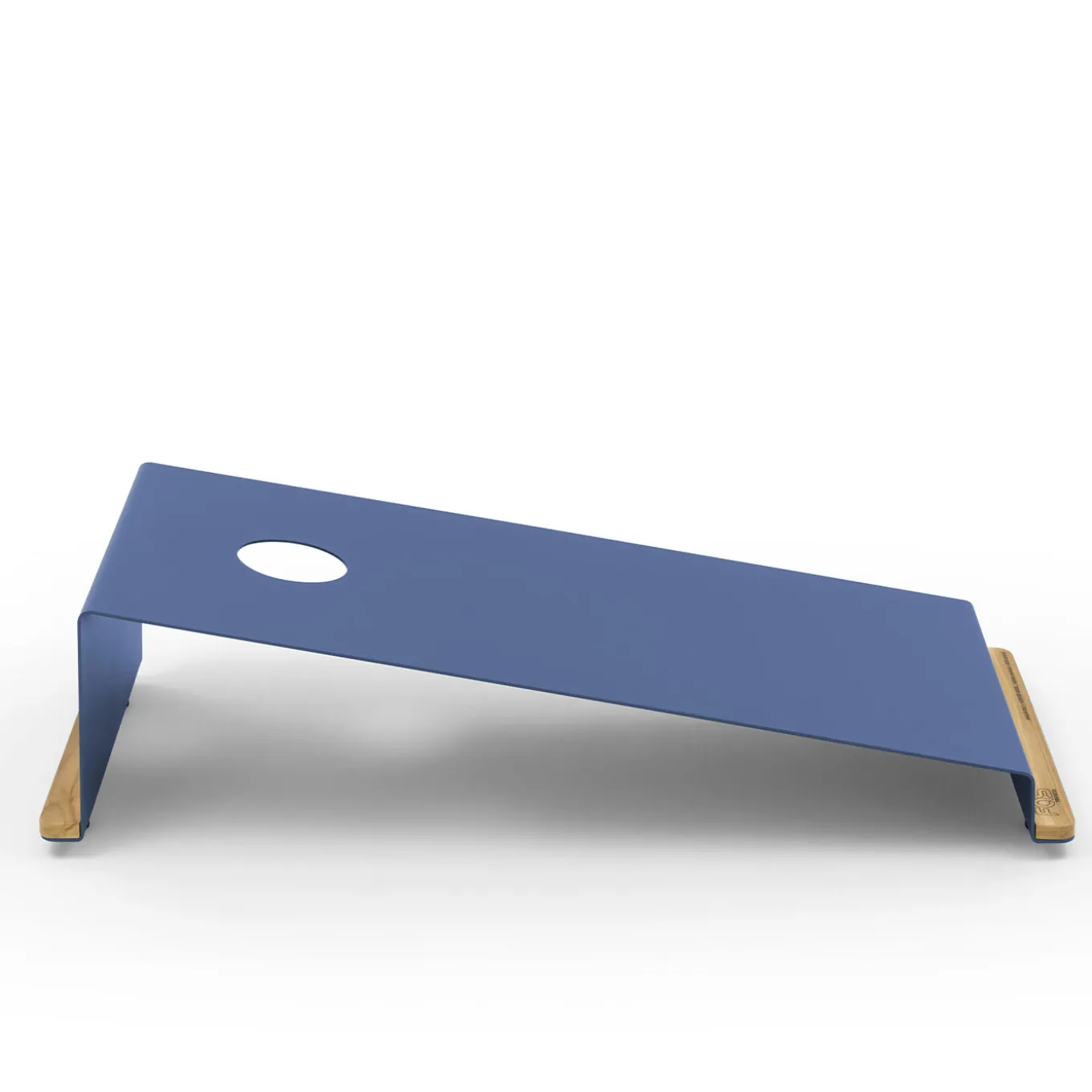 Cornelius Metal Blue Cornhole Outdoor Game Table
