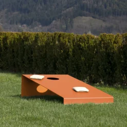 Cornelius Metal Orange Cornhole Outdoor Game Table