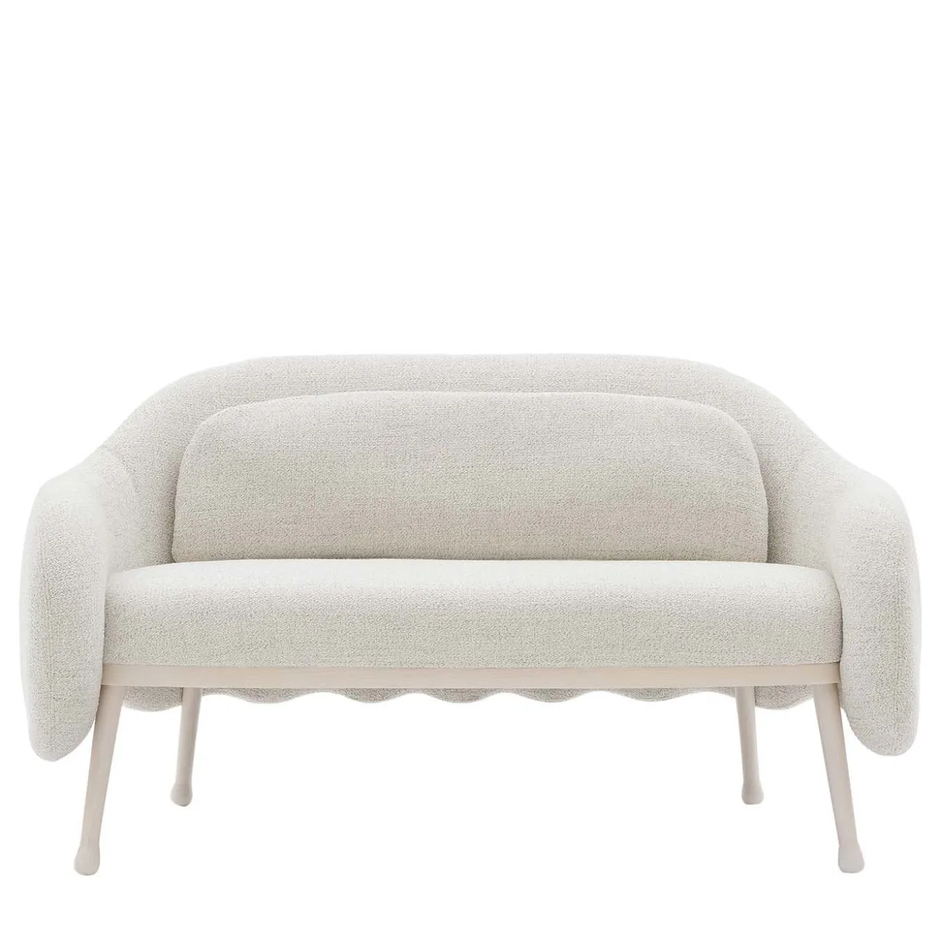 Corolla 273 White Sofa by Cristina Celestino