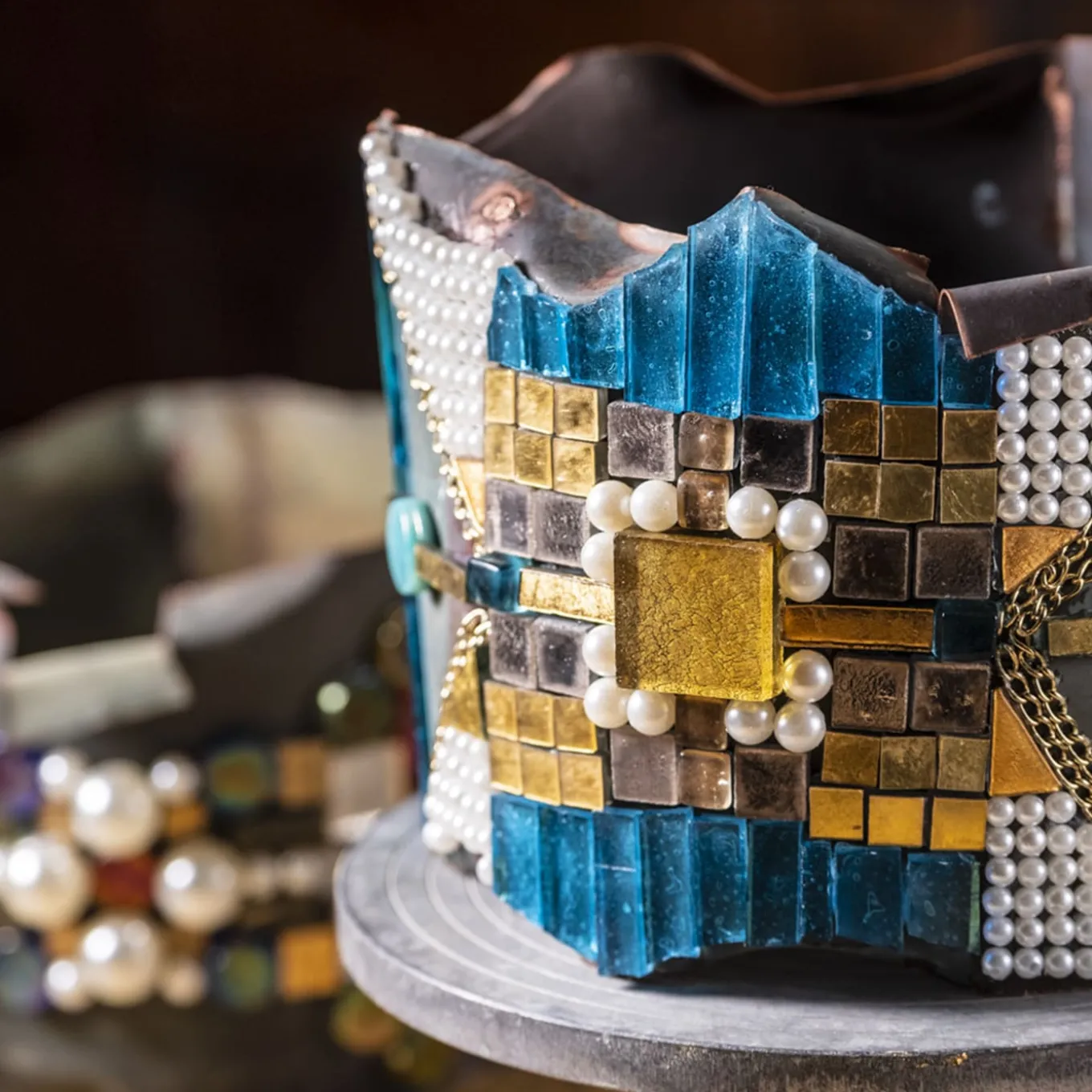 Corone 9 Polychrome Mosaic Crown