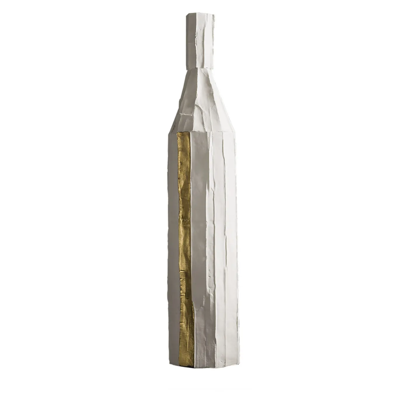 Corteccia White Bottle with Gold Insert
