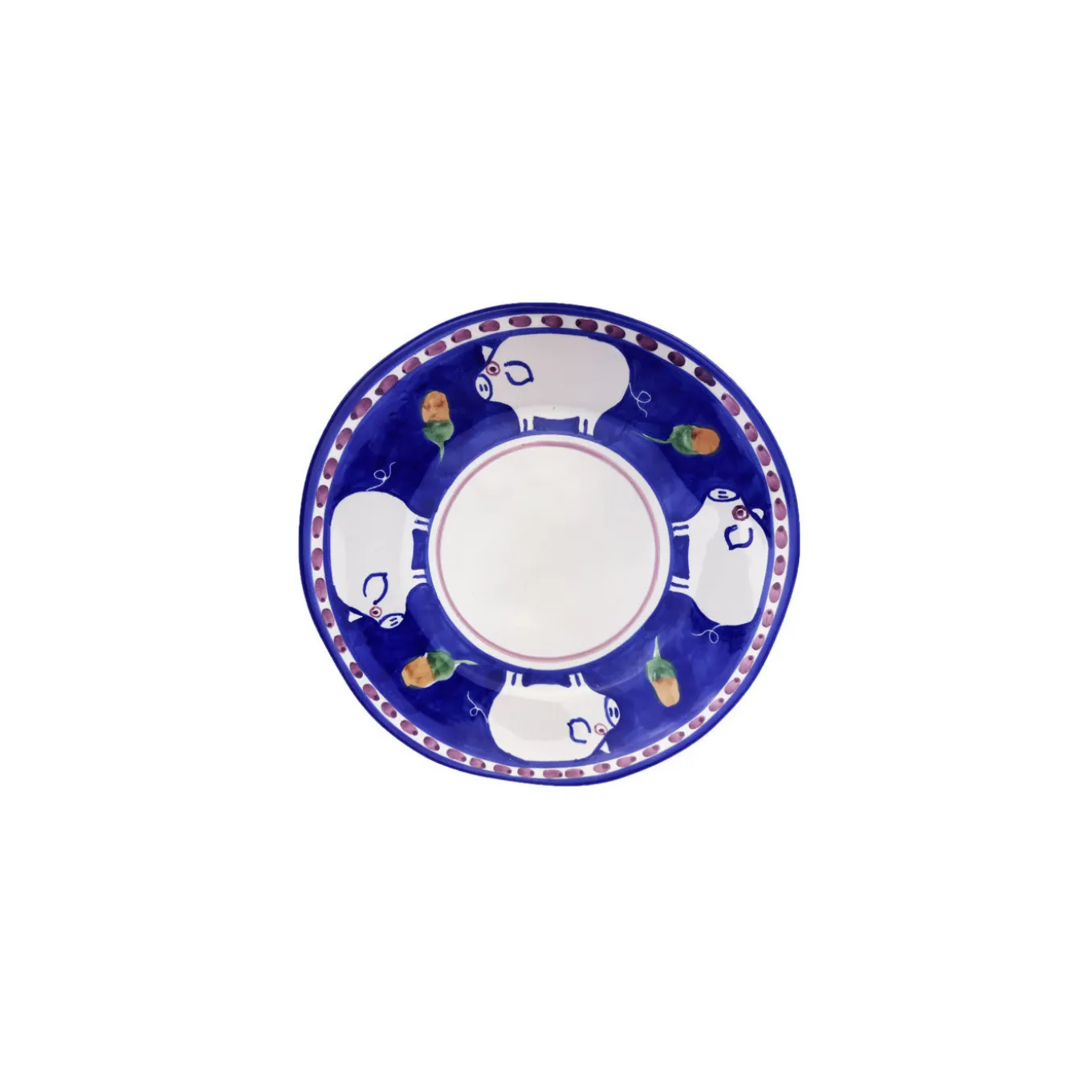 Cortile 18-Piece Blue Plate Setting