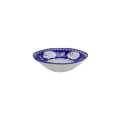Cortile 18-Piece Blue Plate Setting