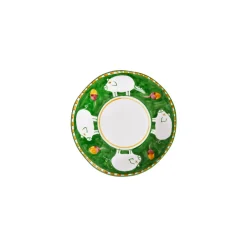 Cortile 18-Piece Green Plate Setting