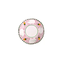 Cortile 18-Piece Pink Plate Setting