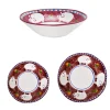 Cortile 18-Piece Plum Plate Setting