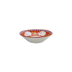 Cortile 18-Piece Red Plate Setting