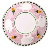 Cortile Set of 6 Round Pink Charger Plates 38cm