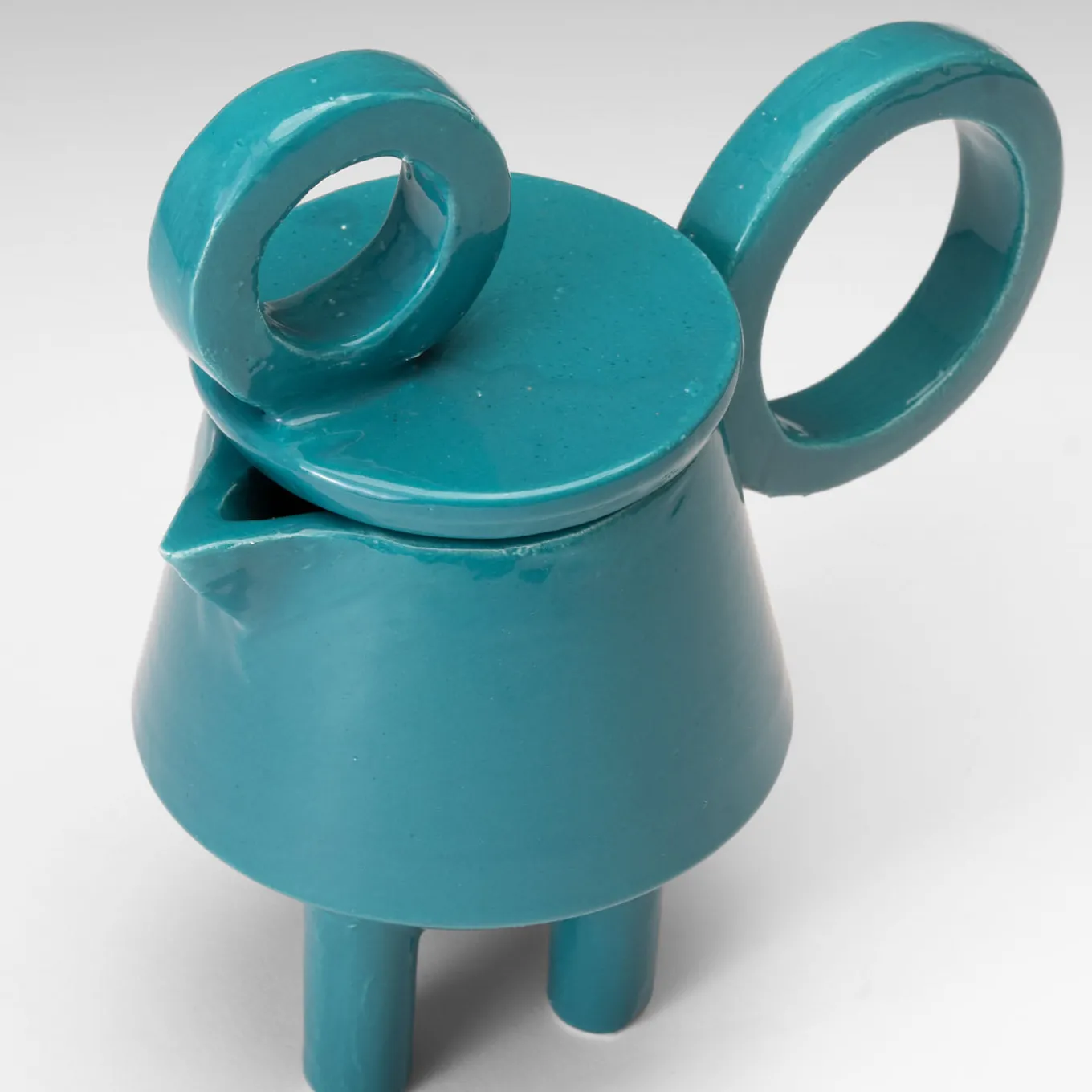 Coseno Hypersonic Blue Ceramic Milk Jug