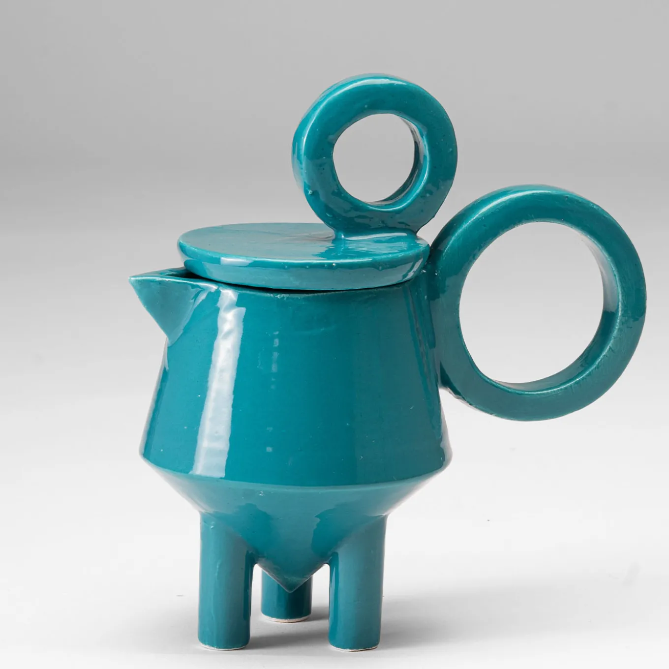 Coseno Hypersonic Blue Ceramic Milk Jug