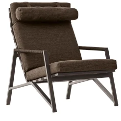Cottage Gray Lounge Armchair