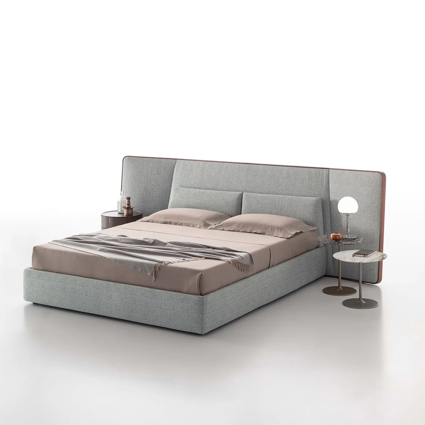 Coventry Gray Bed by Giuseppe Bavuso