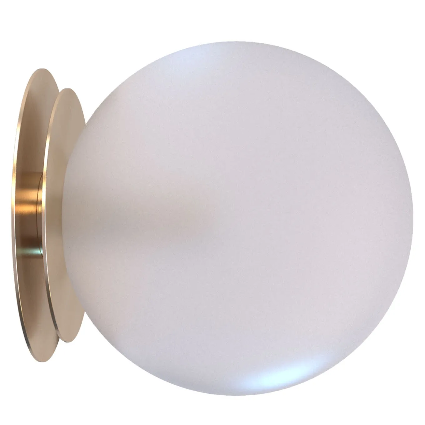 Crapa Gold Brass And Glass Ceiling Lamp