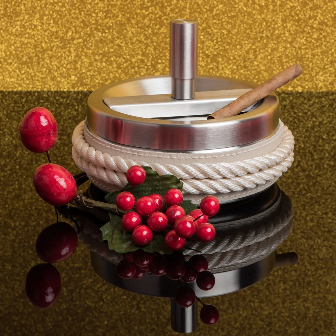 Cream Ashtray