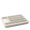Cream Flatware Holder/Tray