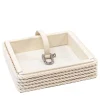 Cream Square Napkin Holder