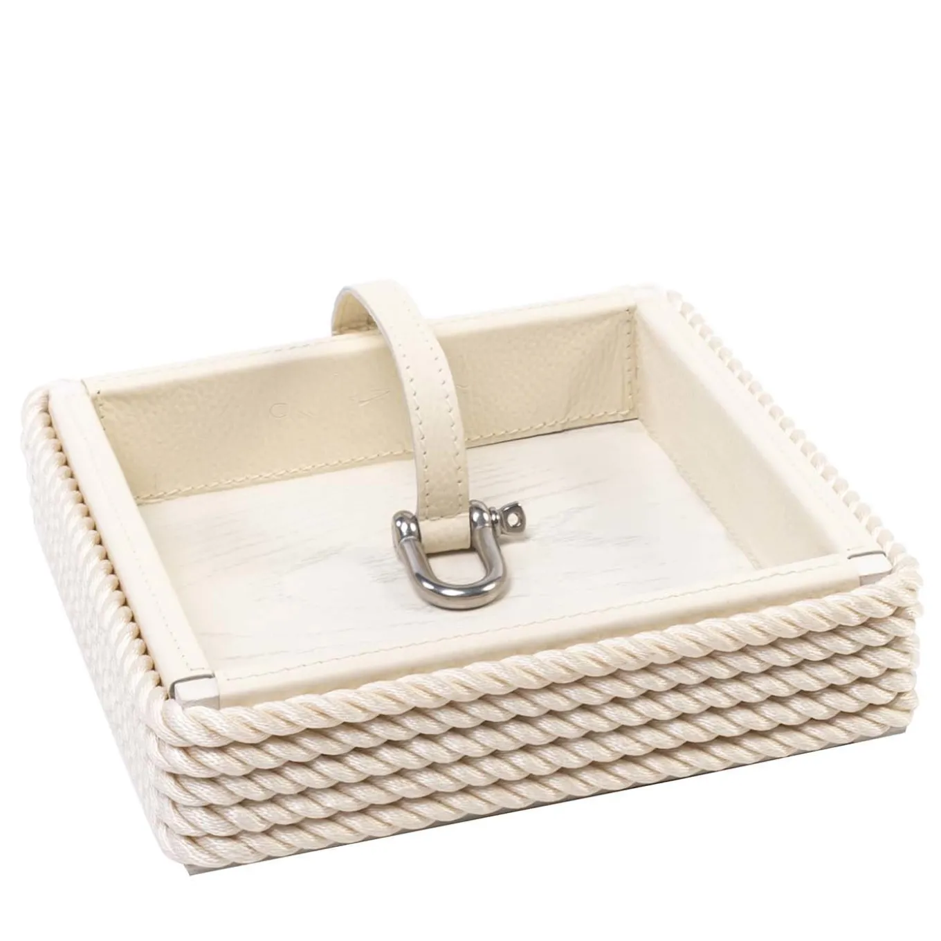 Cream Square Napkin Holder